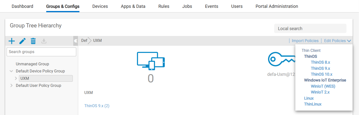 Device Policy Group